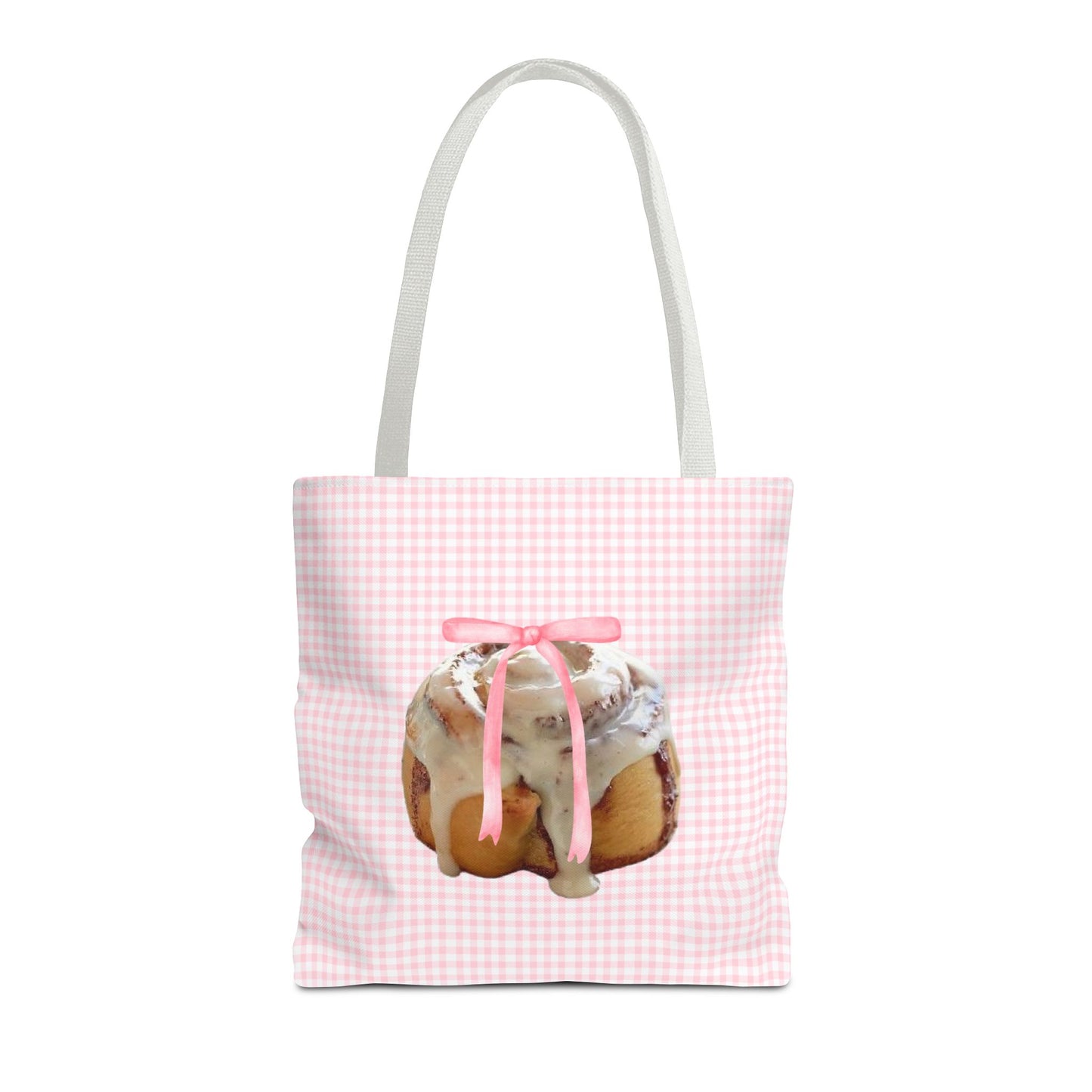 Cinnamon Roll Tote Bag – Pink Bow Coquette Edition
