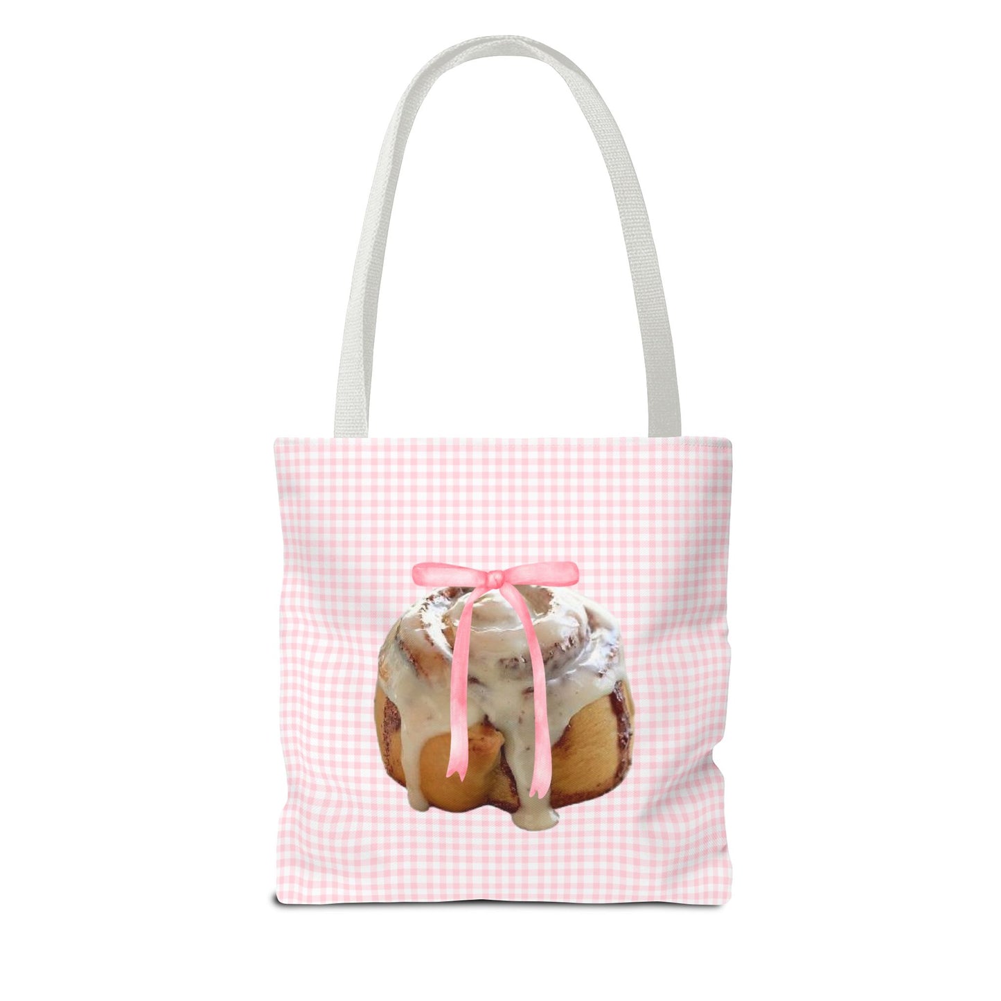 Cinnamon Roll Tote Bag – Pink Bow Coquette Edition