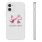 Coquette I'm Just a Girl Phone Case, Pink Bow Phone Case, Cute Coquette Phone Case, I'm Just a Girl Pink Phone Case, Pink Bow Phone Case