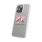 Coquette I'm Just a Girl Phone Case, Pink Bow Phone Case, Cute Coquette Phone Case, I'm Just a Girl Pink Phone Case, Pink Bow Phone Case