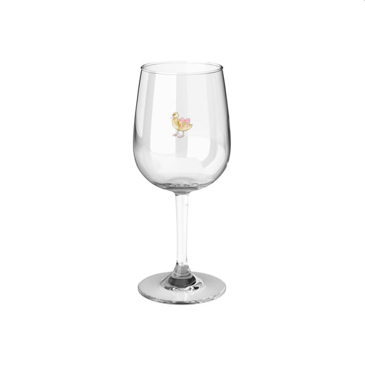 Duck Coquette Bow Wine Glass | Girly Cottagecore-Inspired Drinkware