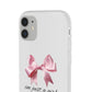 Coquette I'm Just a Girl Phone Case, Pink Bow Phone Case, Cute Coquette Phone Case, I'm Just a Girl Pink Phone Case, Pink Bow Phone Case