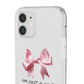 Coquette I'm Just a Girl Phone Case, Pink Bow Phone Case, Cute Coquette Phone Case, I'm Just a Girl Pink Phone Case, Pink Bow Phone Case