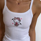 Halloween Mummy Cat Tank Top | Cute Spooky Graphic Tee | Adorable Halloween Shirt for Women