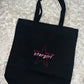 Star Girl Tote Bag | The Weeknd Inspired Rhinestone & Embroidery Design | Trendy Aesthetic Bag | Custom Fashion Accessory